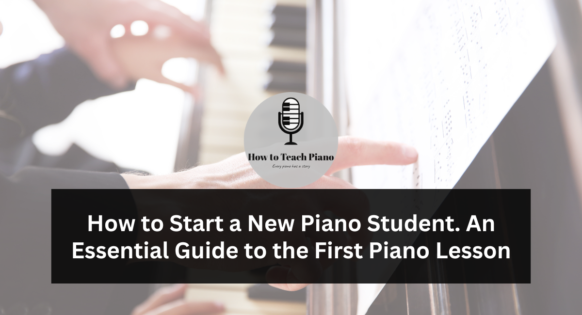 How to Teach Online Piano Lessons With Zoom. An Introductory Guide.